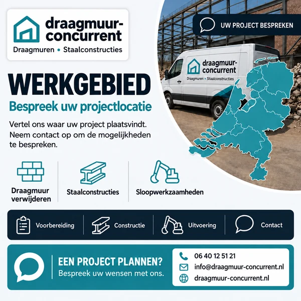 Kaartillustratie bij het bespreken van de projectlocatie